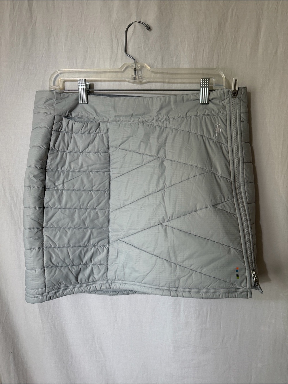 Smartwool Merino Wool Insulated Quilted Skirt Gray Women’s L